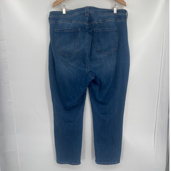 NYDJ Sheri Slim Womens Jeans Sz 16W Stretch Curve Shaper Lift Tuck Minimalist - Picture 6 of 10